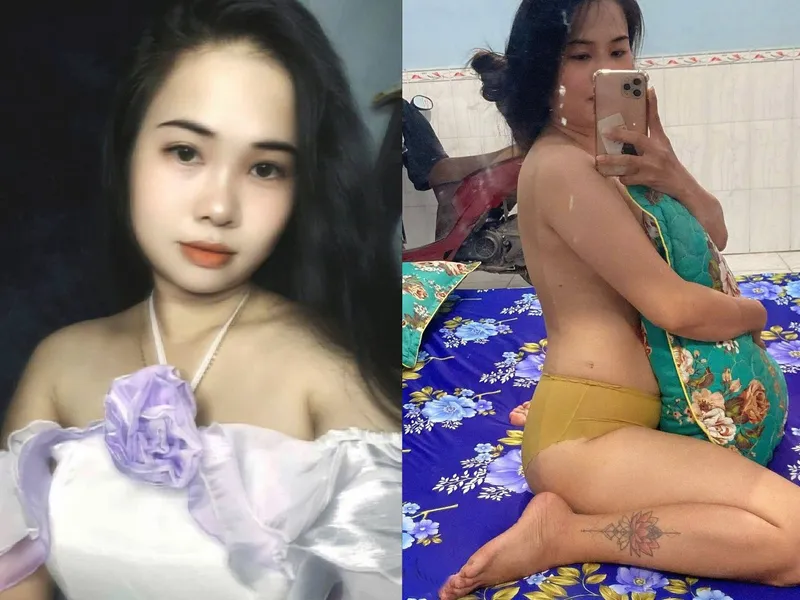 Bà xã dâm cằm điện thoại tự quay ông chồng xoạc mình